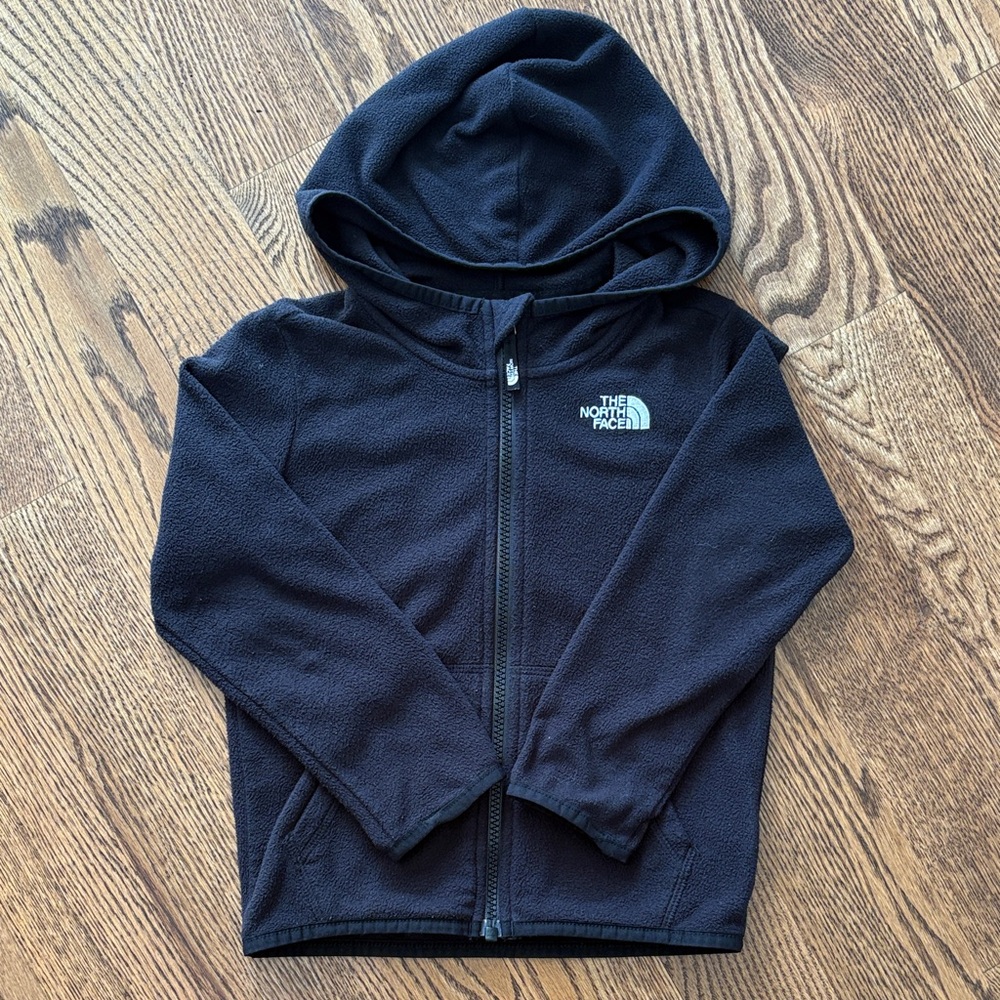 The North Face Kids Black Fleece Hoodie Jacket